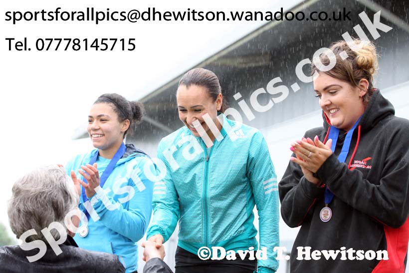Senior womens 100 metres hurdles, Northern Championships, Sport City, Manchester. Photo: David T. Hewitson/Sports for All Pics